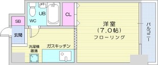 北１８条駅 徒歩4分 1階の物件間取画像